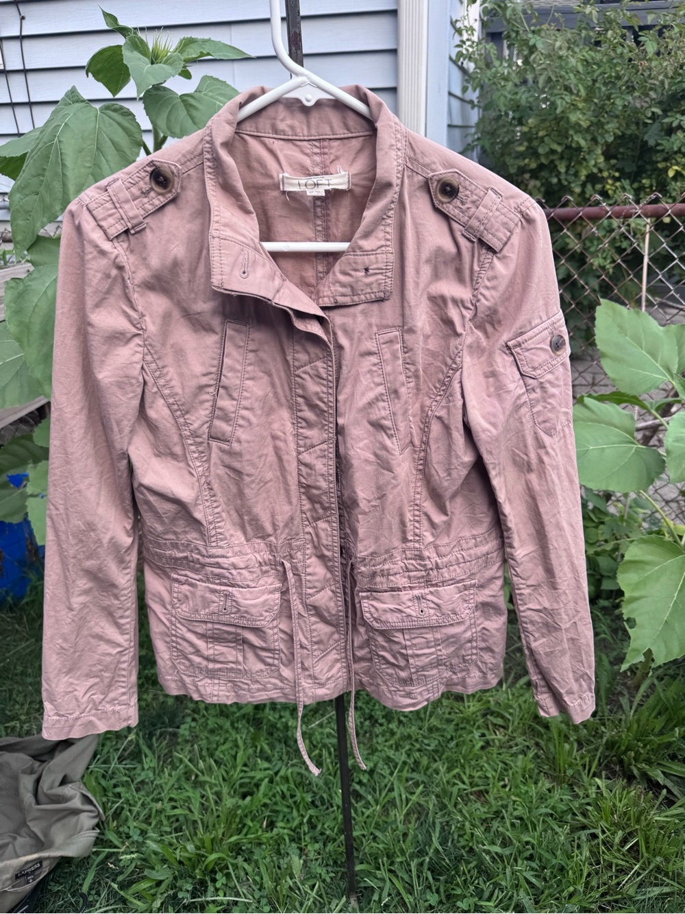 LOFT Utility-Style Bomber Jacket